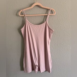 Aritzia Golden Soft Blush Pink Lounge Romper – Size XL